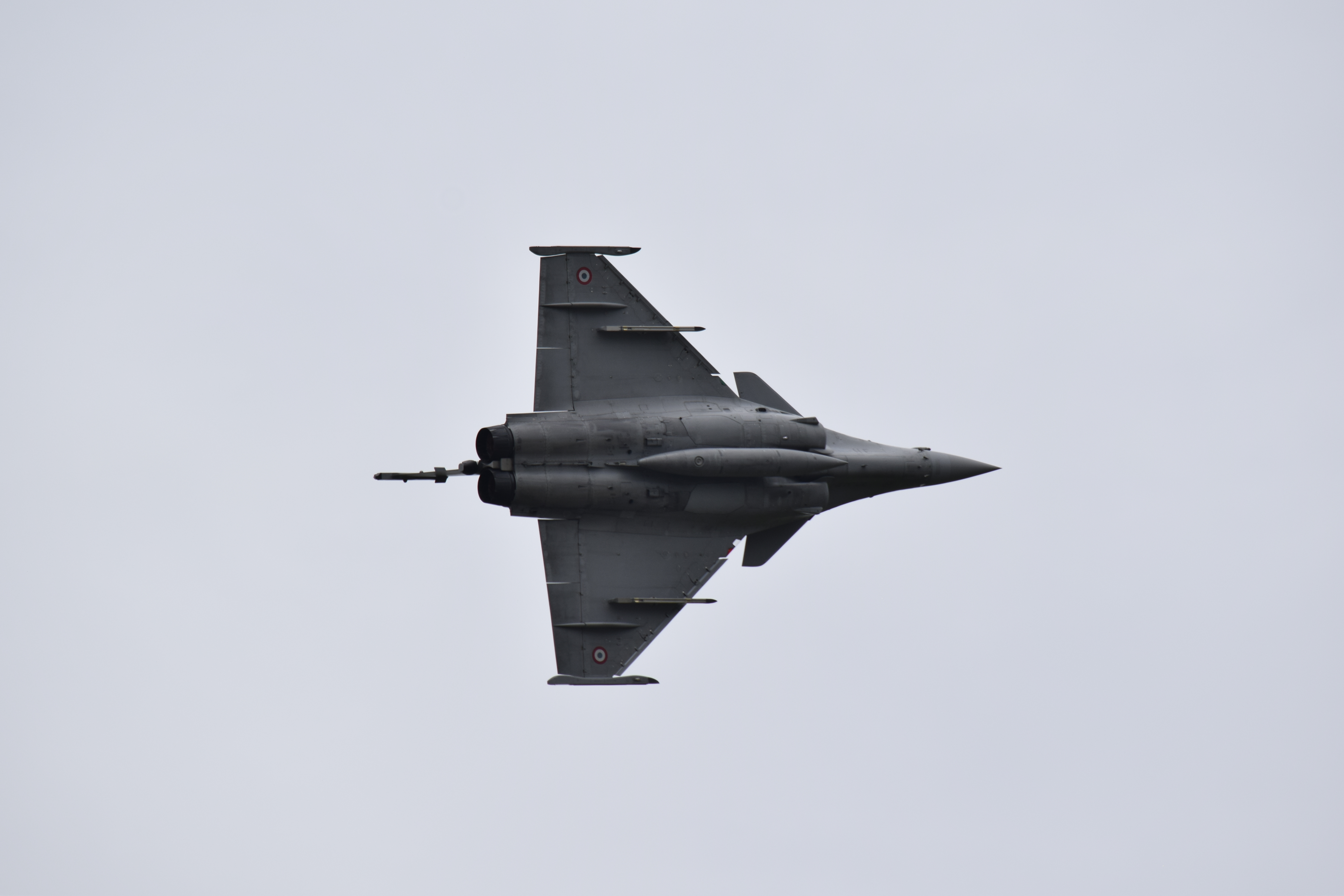 Un Rafale en exposition statique